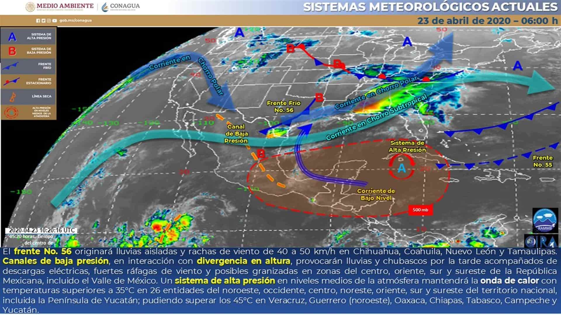 FOTO: Twitter @conagua_clima.