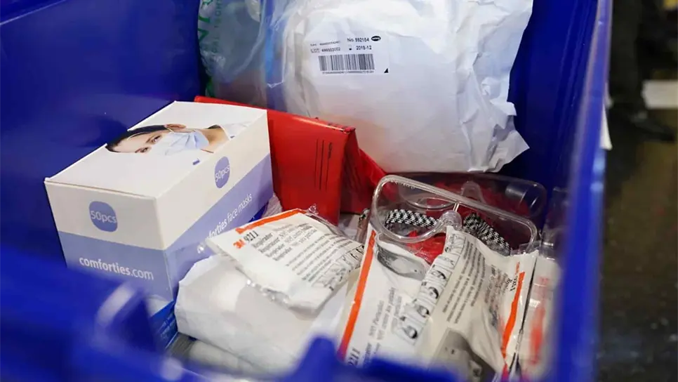 Preparan kits con equipo de protección para hacer frente a Covid-19
