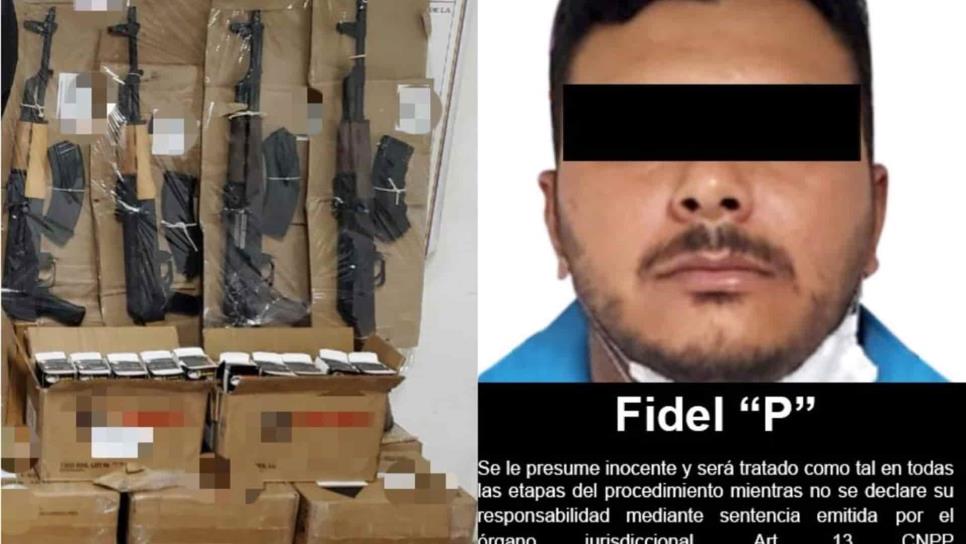 Traía a Sinaloa cuatro AK-47 y 20 mil cartuchos, pero lo detienen en Estación Don