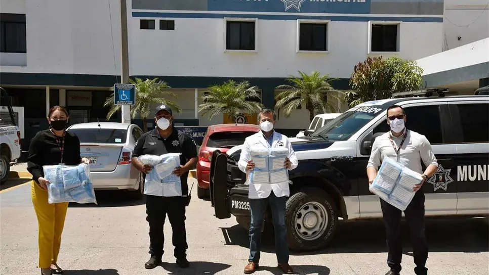 Oxxo dona 5 mil cubrebocas a Salud municipal y Seguridad Pública de Ahome