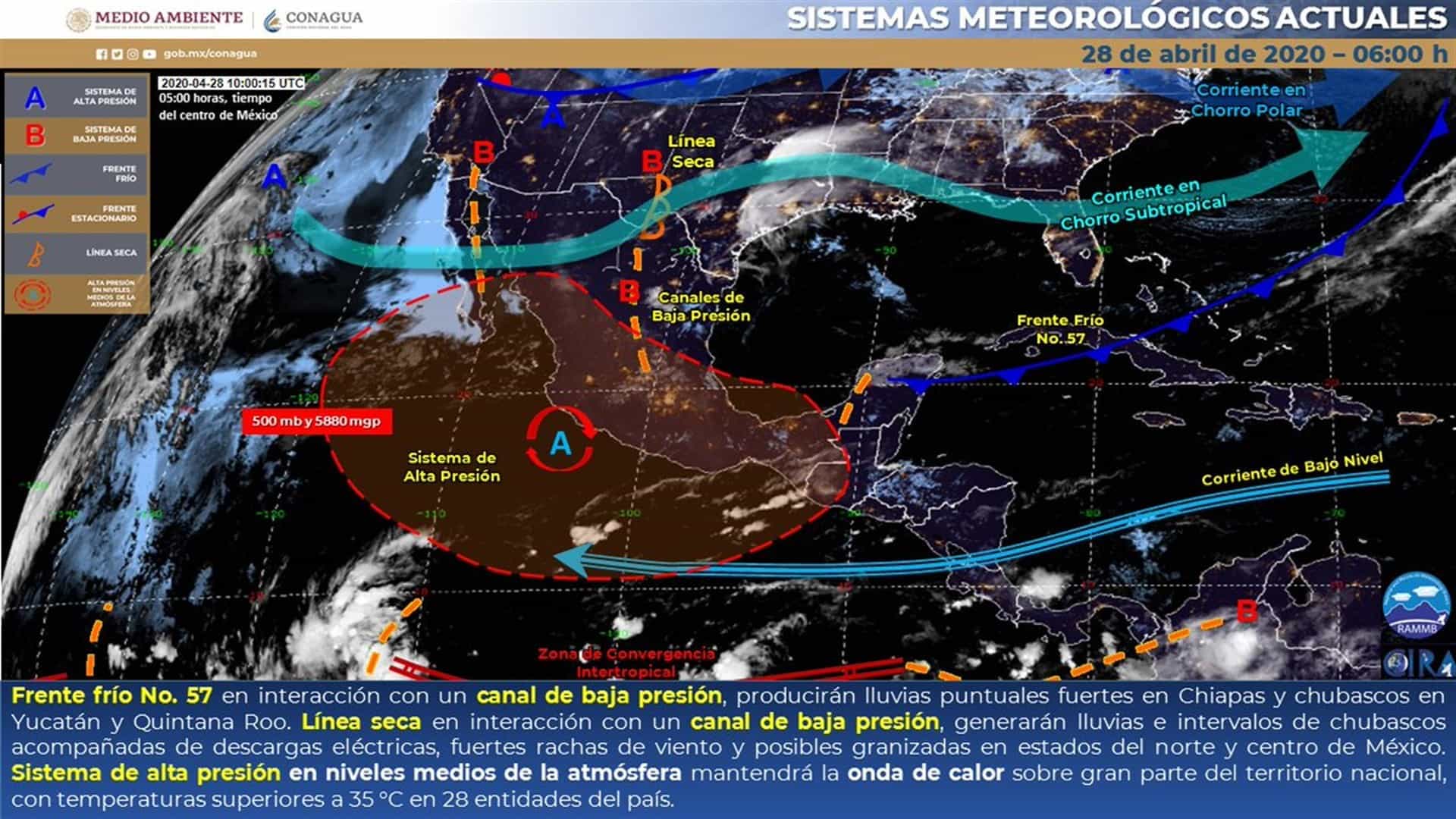 FOTO: Twitter @conagua_clima.