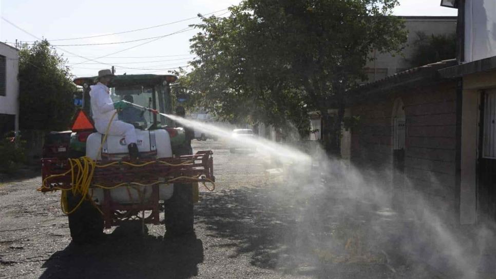 Sanitización en colonias de Culiacán va al 90 %