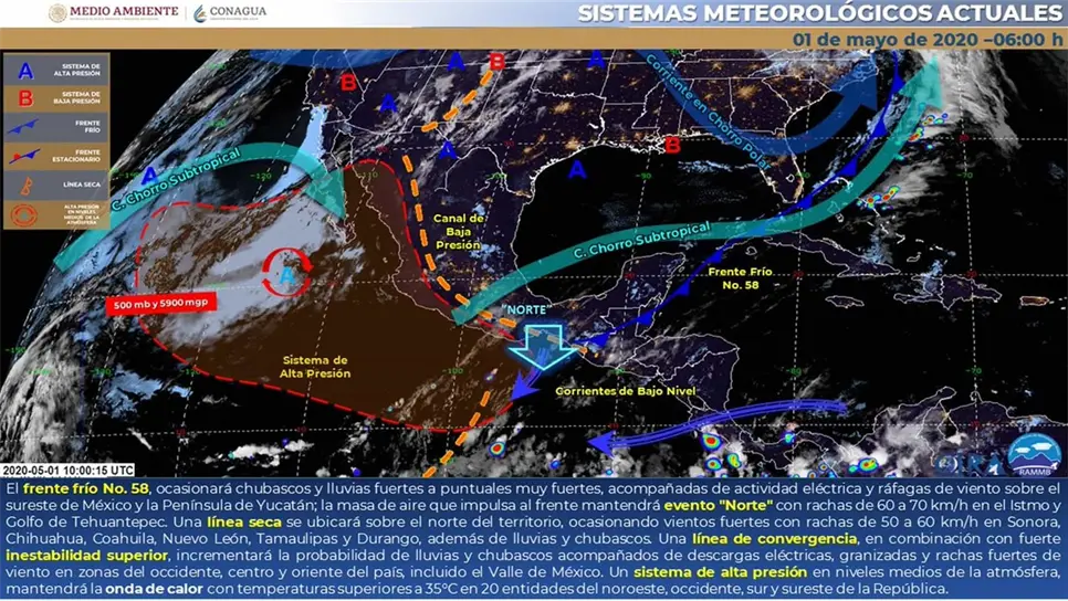 FOTO: Twitter @conagua_clima