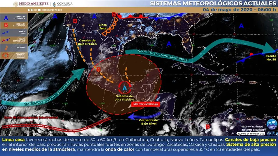 FOTO: Twitter @conagua_clima