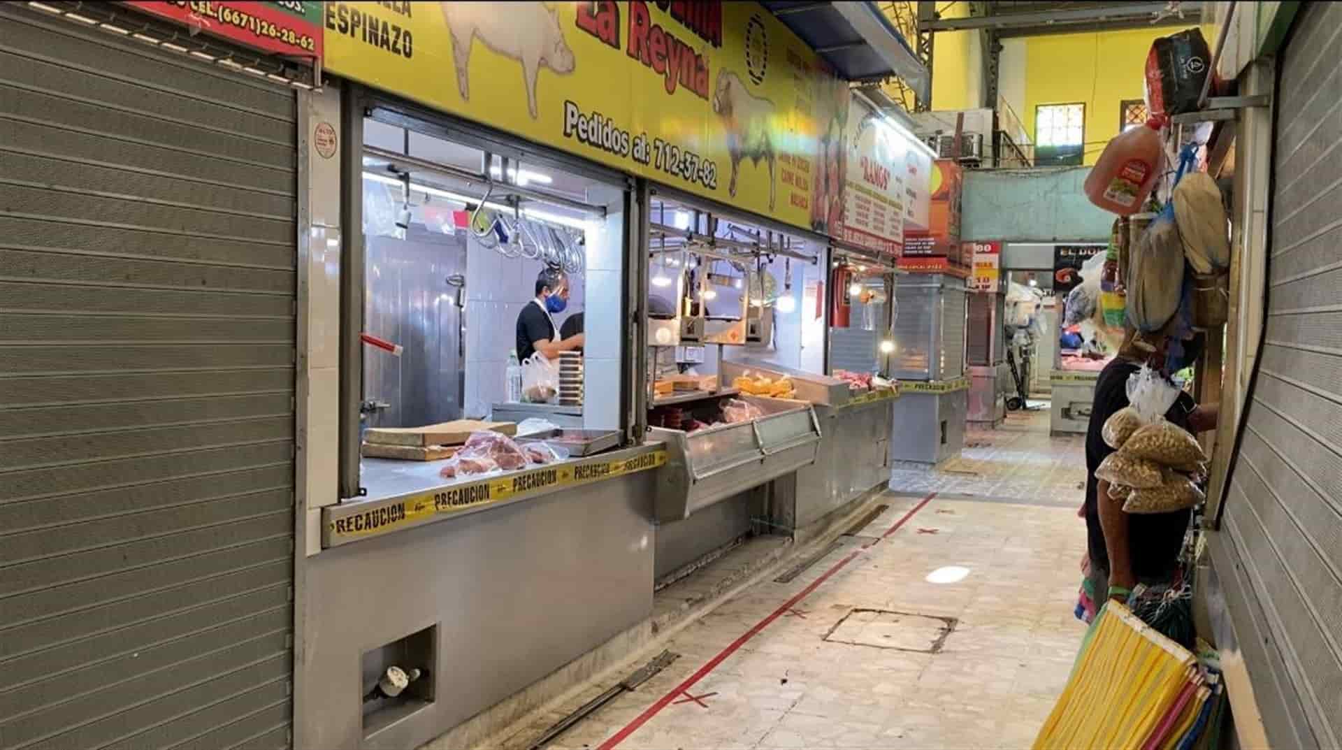 El 50 % de locales en mercados de Culiacán se mantienen cerrados