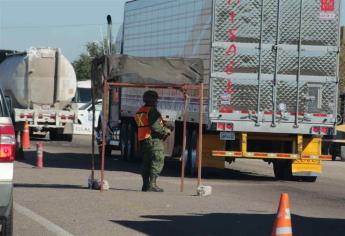 Piden choferes de carga agilidad en retén “El Desengaño”