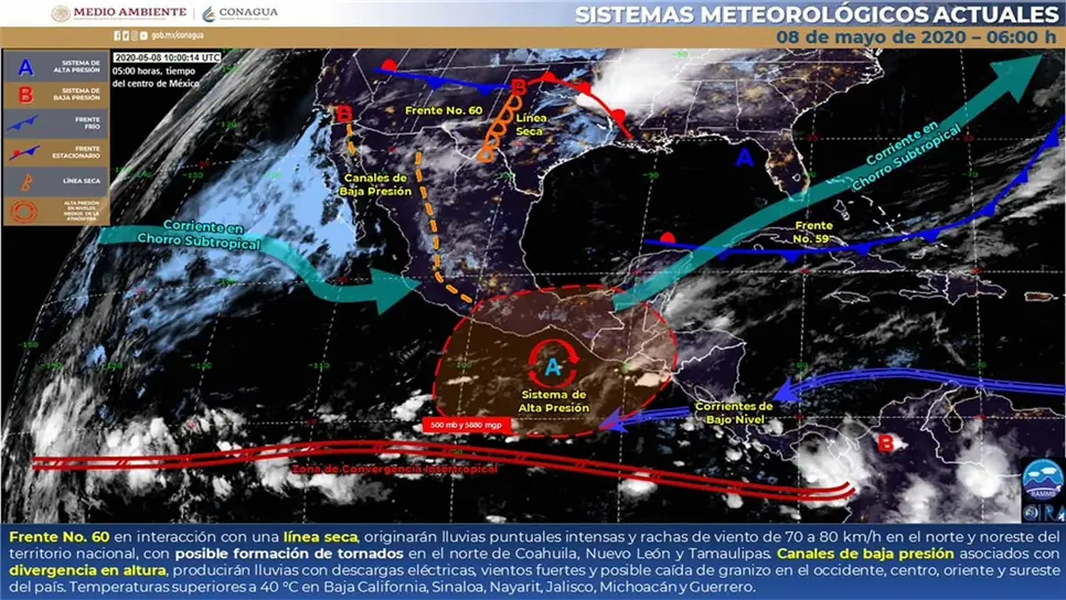 FOTO: Twitter @conagua_clima