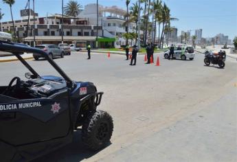 Coloca SSPyTM puestos de control vehicular rotativos en Mazatlán