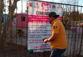 Se cumple acuerdo de salud, cierran panteones en El Fuerte