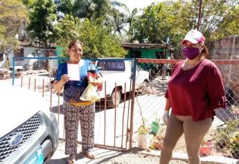 Entrega Nubia Ramos mil paquetes familiares de comida en comunidades de El Fuerte