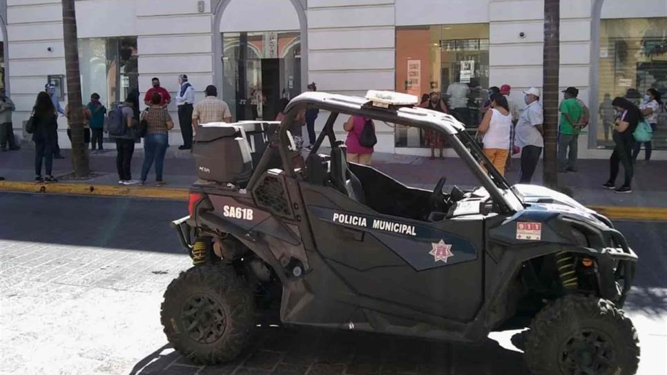 Vigila Policía Municipal zonas concurridas en el Día del Maestro y de quincena