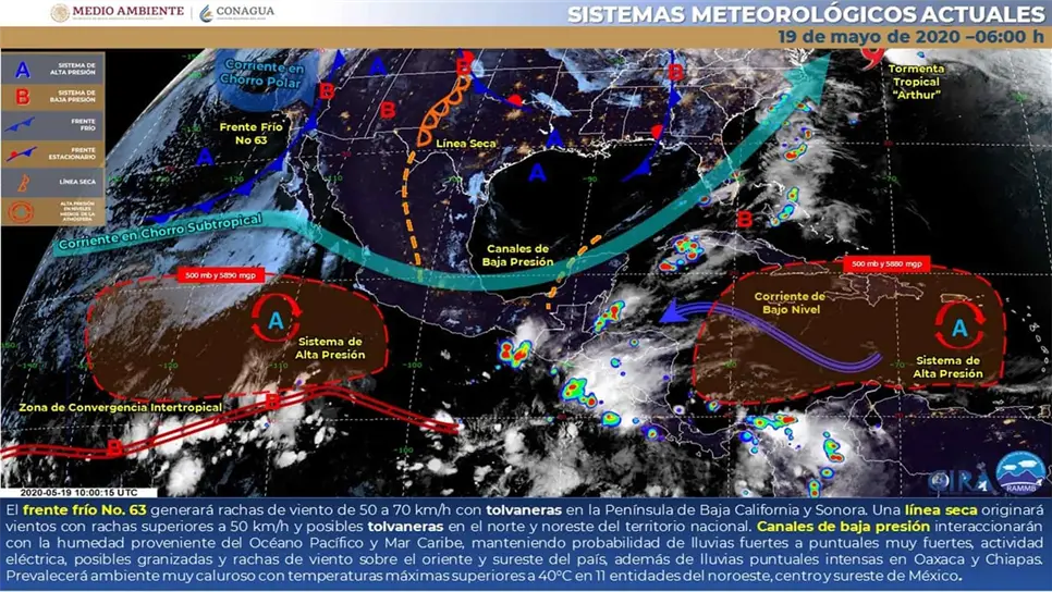 FOTO: Twitter @conagua_clima