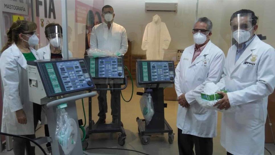 Ventiladores respiratorios ya operan en el Hospital Civil de Culiacán: UAS