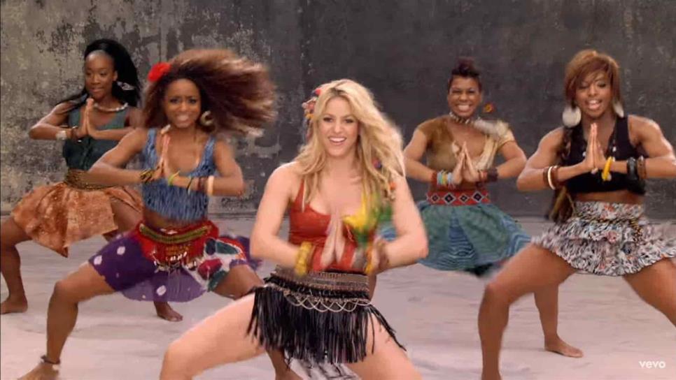 Shakira llega a dos mil 500 millones de visitas con “Waka waka”