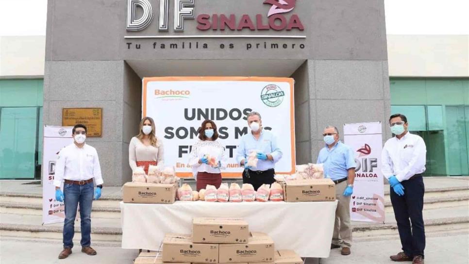 Entrega Bachoco a DIF Sinaloa 60 toneladas de pollo