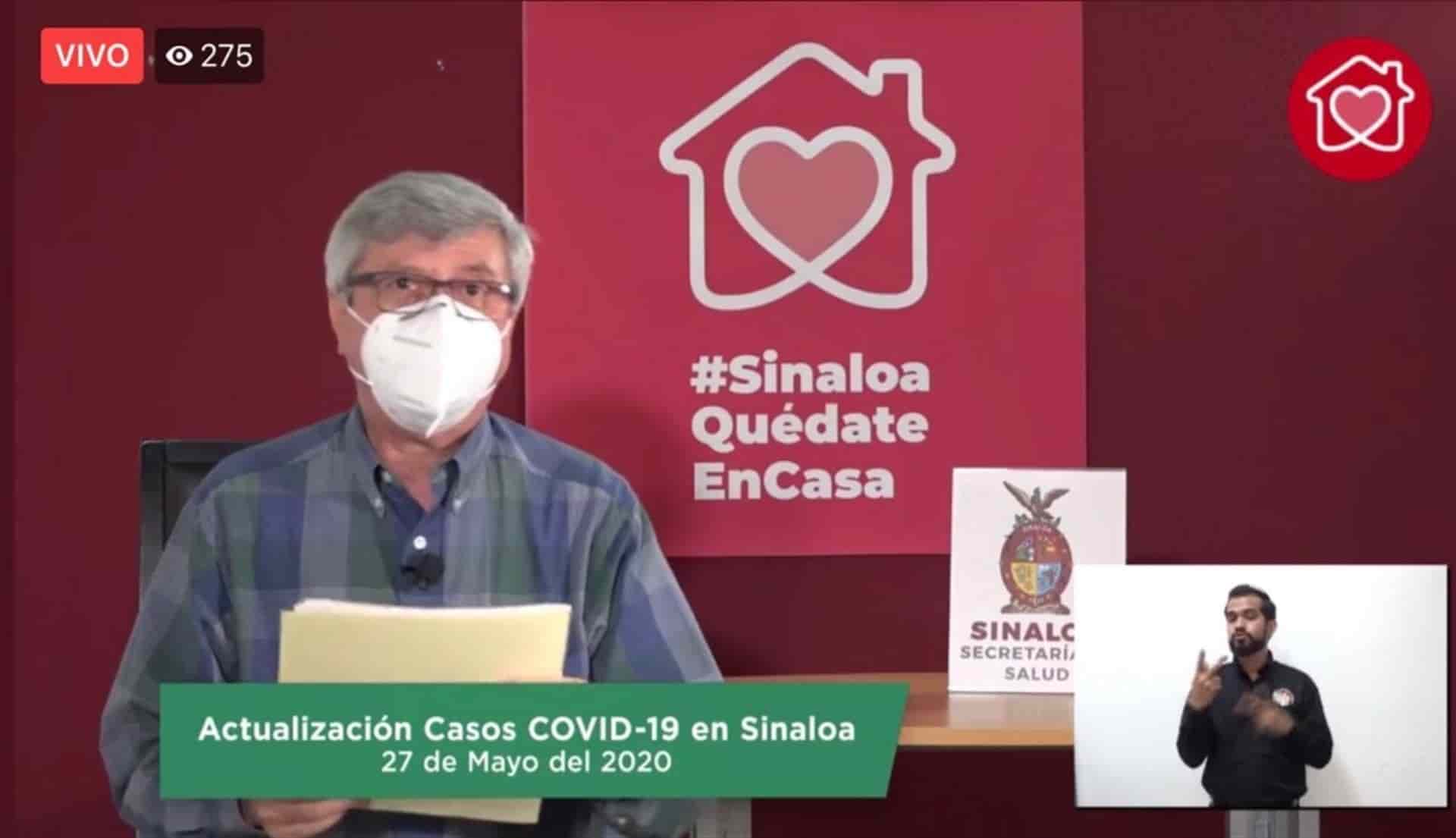 Registra Sinaloa mil 500 pacientes con Covid-19 recuperados y 428 decesos
