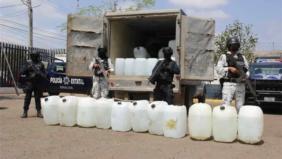 Autoridades aseguran vehículo con precursores químicos en Tepuche