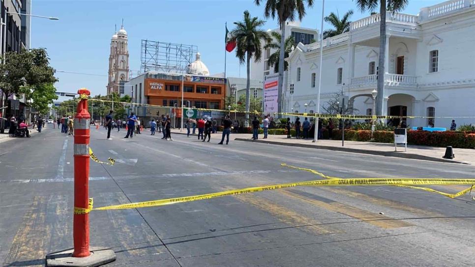 Por segundo día, se manifiestan locatarios del centro de Culiacán