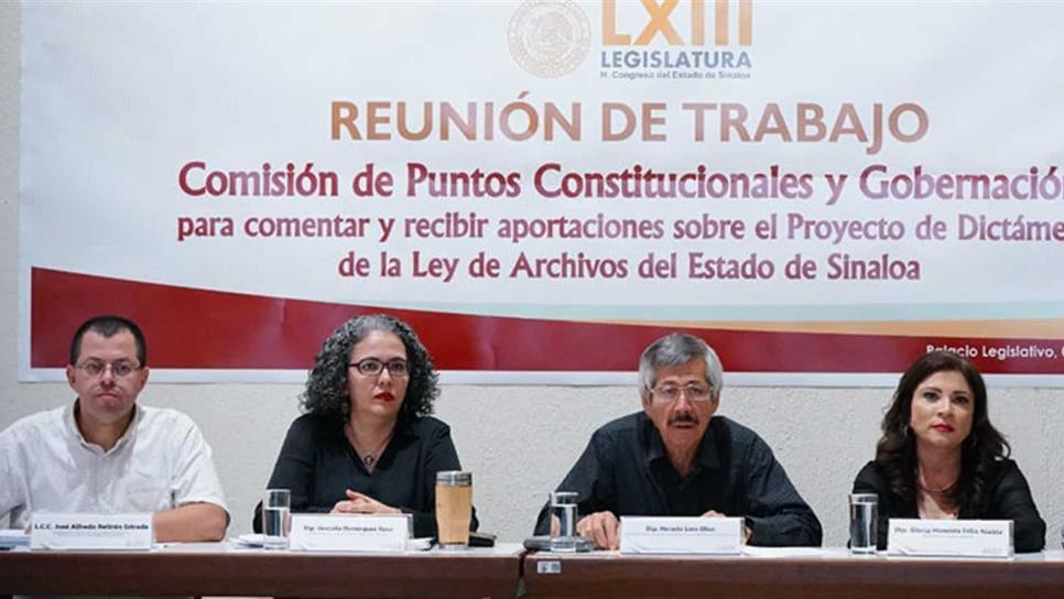 Quedan 12 días para que Sinaloa apruebe Ley de Archivos