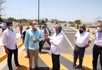 Inauguran nuevo acceso al bulevar Miguel Tamayo en Culiacán