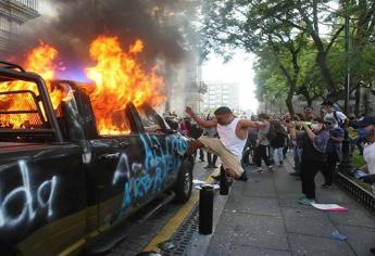 Protestan en Guadalajara por muerte de Giovanni López