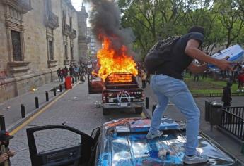 Más detenidos en manifestaciones en Guadalajara