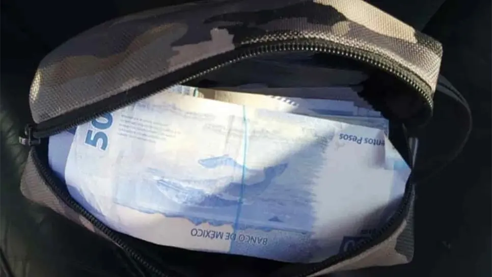 Guardia Nacional detiene a dos con 400 mil en efectivo en Culiacán