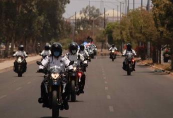 Con caravana, despiden al comandante Velarde