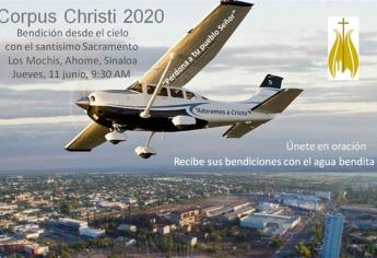 Rociarán bendiciones y agua bendita desde el cielo en Los Mochis