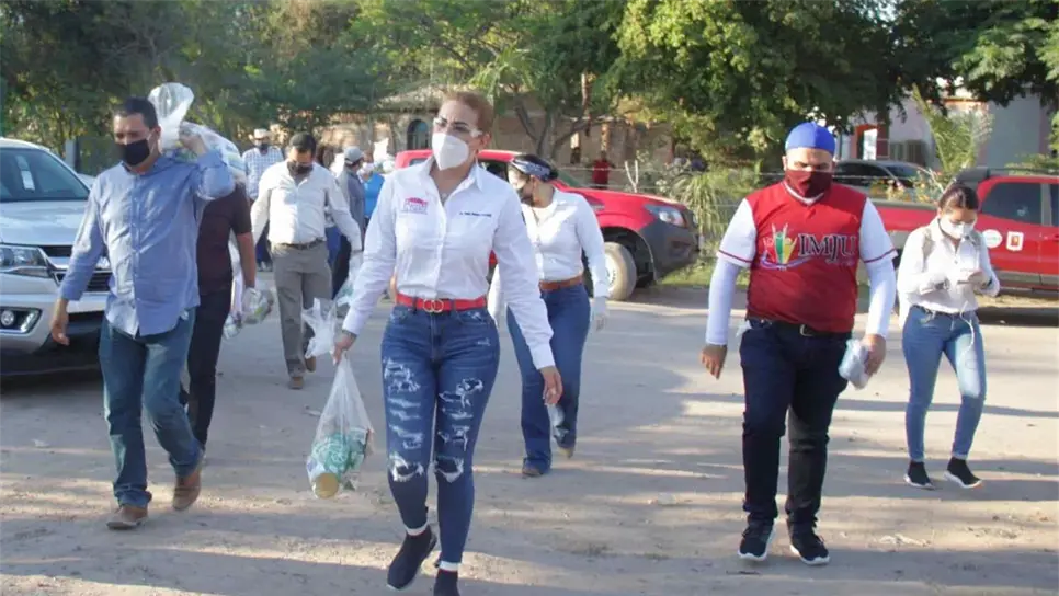 Más de 10 mil despensas distribuidas en El Fuerte