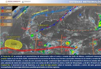 Se esperan chubascos y hasta 45°C en Sinaloa