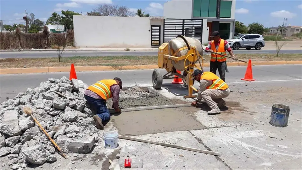 Invierten cerca de 40 mdp para pavimentar 9 calles de Guasave