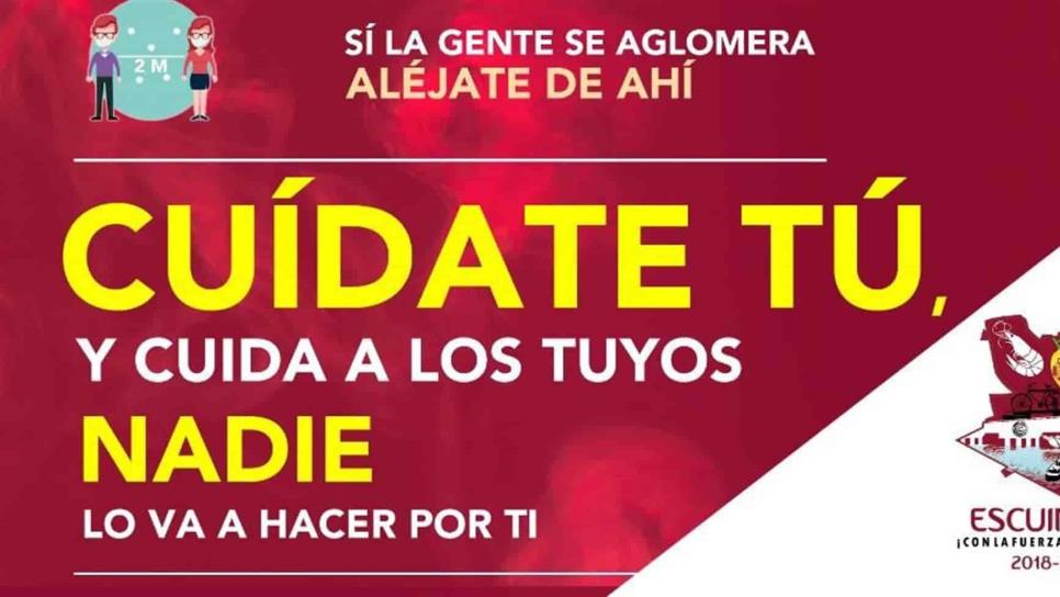 Lanzan campaña contra incumplidos de medidas por Covid-19 en Escuinapa