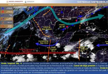 Mantiene SMN pronóstico de chubascos y calor para Sinaloa