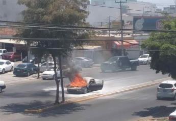 En menos de 24 horas, se quema otro automóvil en Culiacán