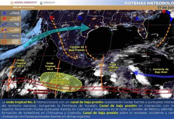 Pronostican lluvias aisladas y calor para Sinaloa y Sonora