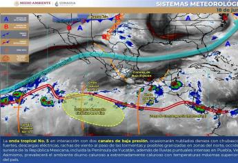 Prevé SMN lluvias aisladas y calor para Sinaloa