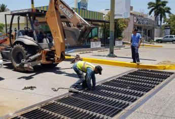 Rescatan a pequeño gato atrapado en rejillas pluviales en Culiacán