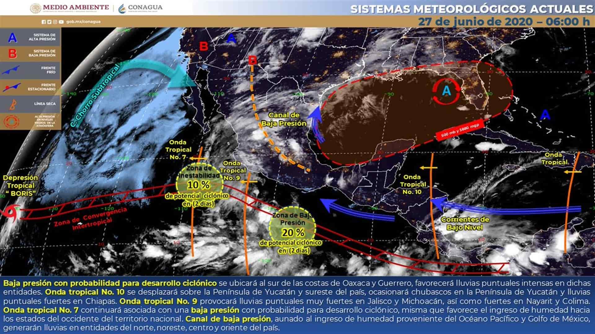 FOTO: Twitter @conagua_clima
