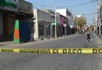 Inconformes comerciantes del centro de Culiacán con calles peatonales