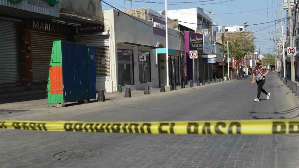 Inconformes comerciantes del centro de Culiacán con calles peatonales