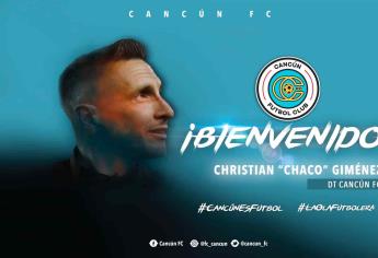 Chaco Giménez, nuevo entrenador del Cancún FC