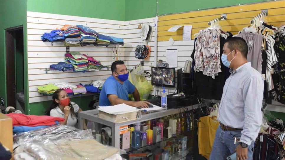 Supervisa Oficialía Mayor de El Fuerte si comercios acatan medidas sanitarias