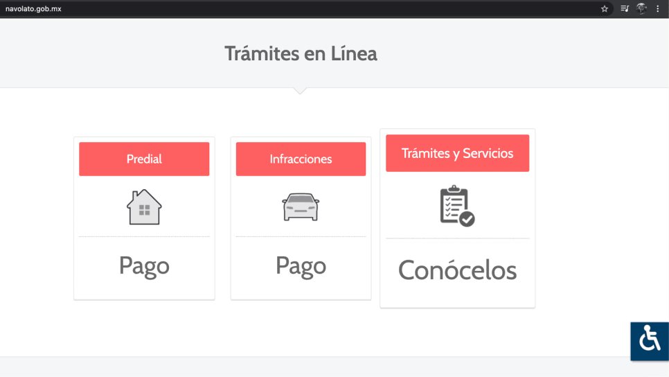 Modifican portal oficial de Navolato para atender a personas con discapacidad