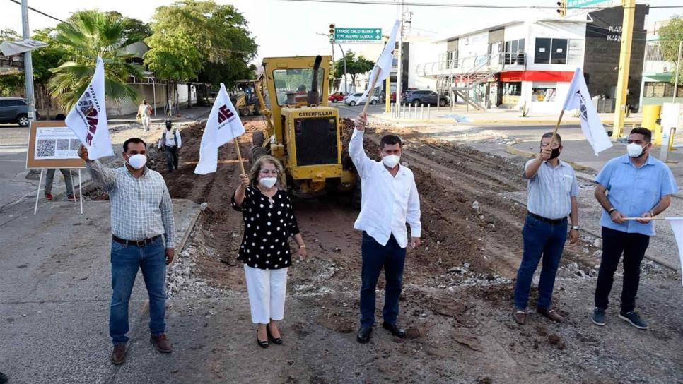 Destinan 7 mdp para rehabilitar la calle Belisario Domínguez, en Los Mochis