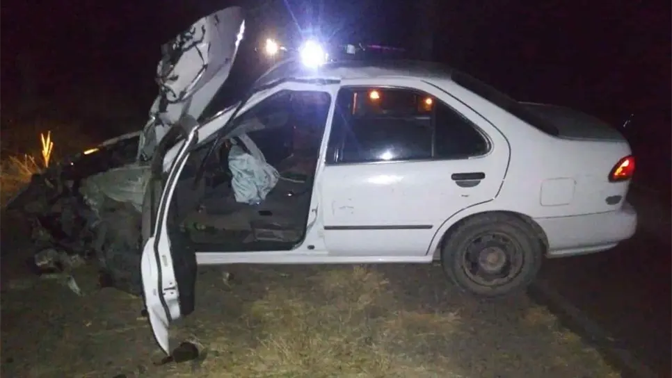 Dos muertos y un lesionado deja accidente en el Municipio de Sinaloa