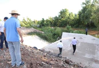 Entrega gobernador obra del arroyo El Piojo en Culiacán