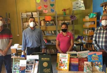 Arranca programa de donación de libros a bibliotecas en El Fuerte