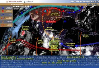 Se mantiene pronóstico de lluvias fuertes para Sinaloa