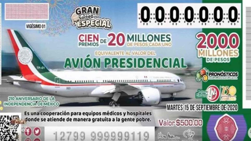 Reinicia venta de cachitos para rifa del avión presidencial